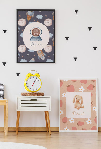 Personalised Children’s Name Nursey Print