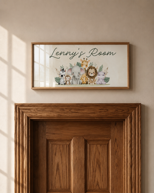 Little Safari Personalised Name Sign 🦁