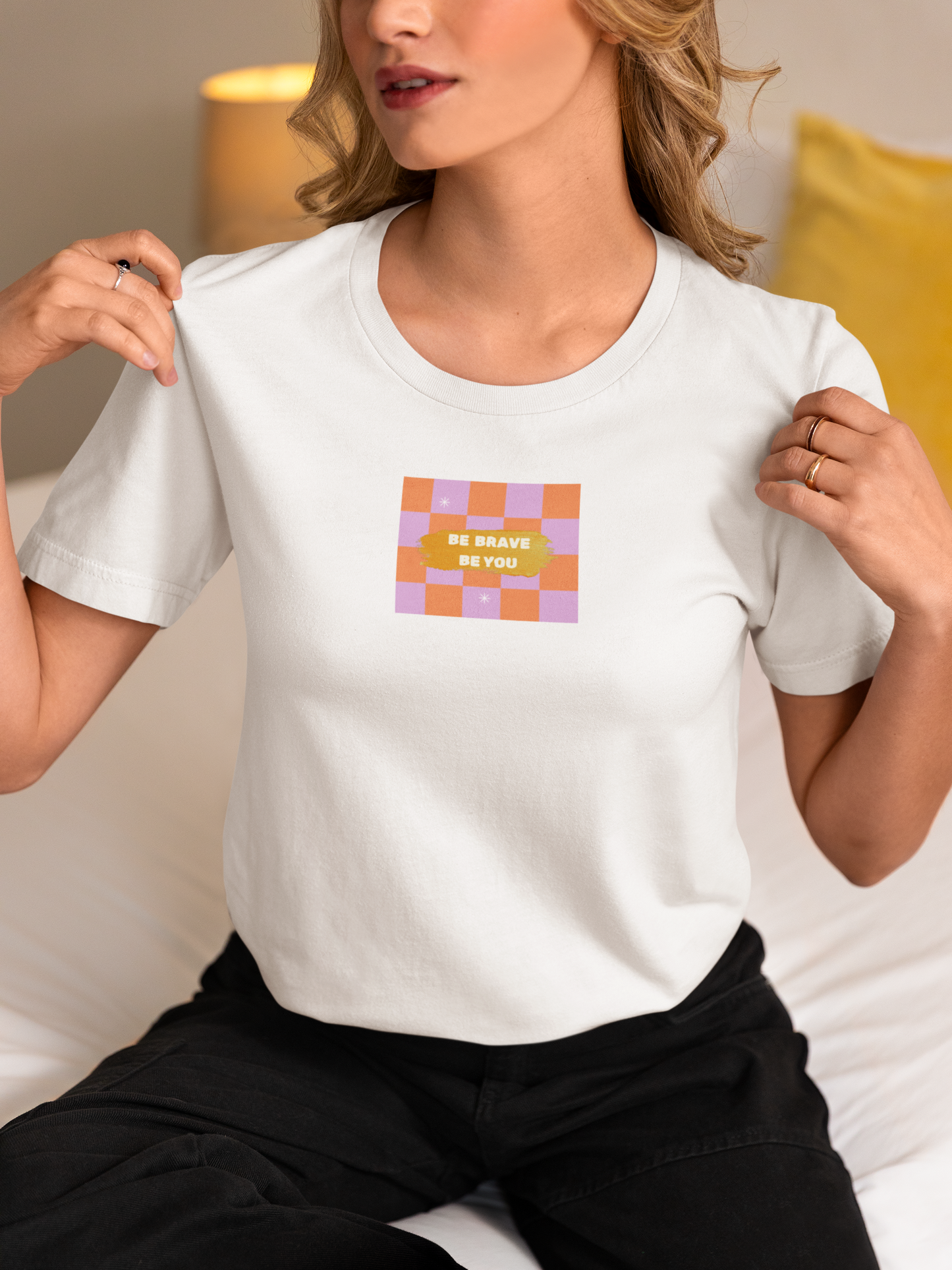 Be Brave Be You Tee 🧡