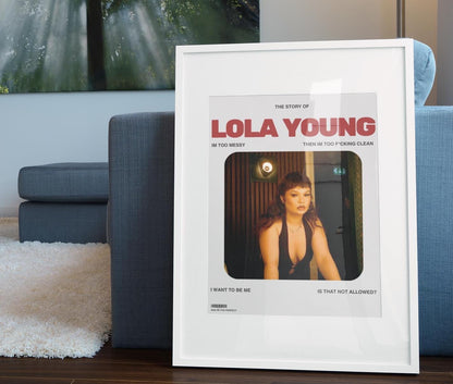 Lola Young, I'm too messy music art print | Album Cover