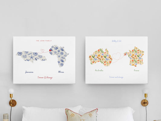 Personalised location love map