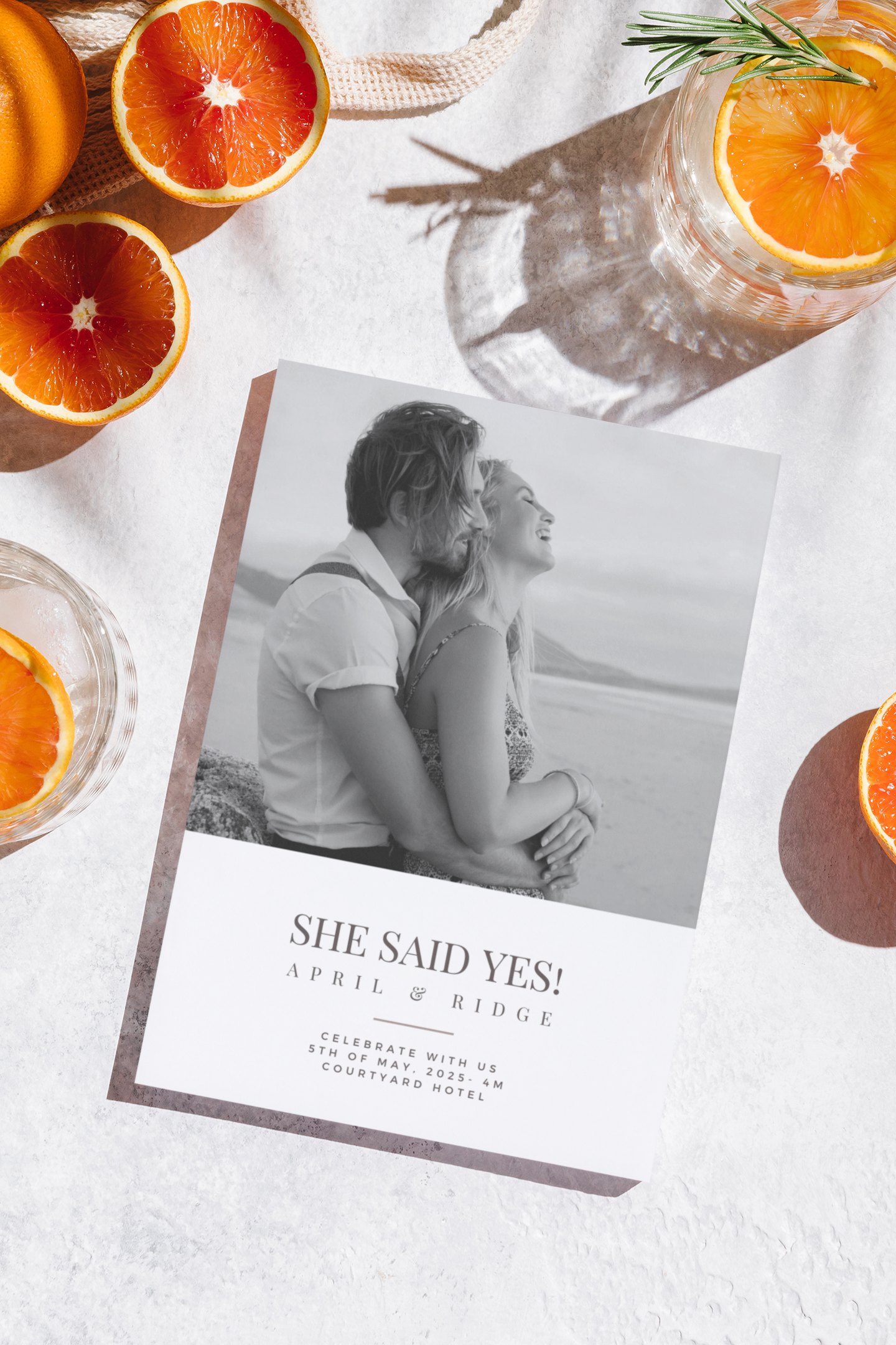 Custom Wedding Invite | DIY Printable Wedding Invite | Modern Template Wedding | Save the Date | Wedding Announcement | Fun Engagement Card