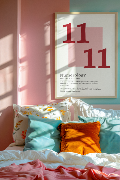 11:11 Numerology Angel Print