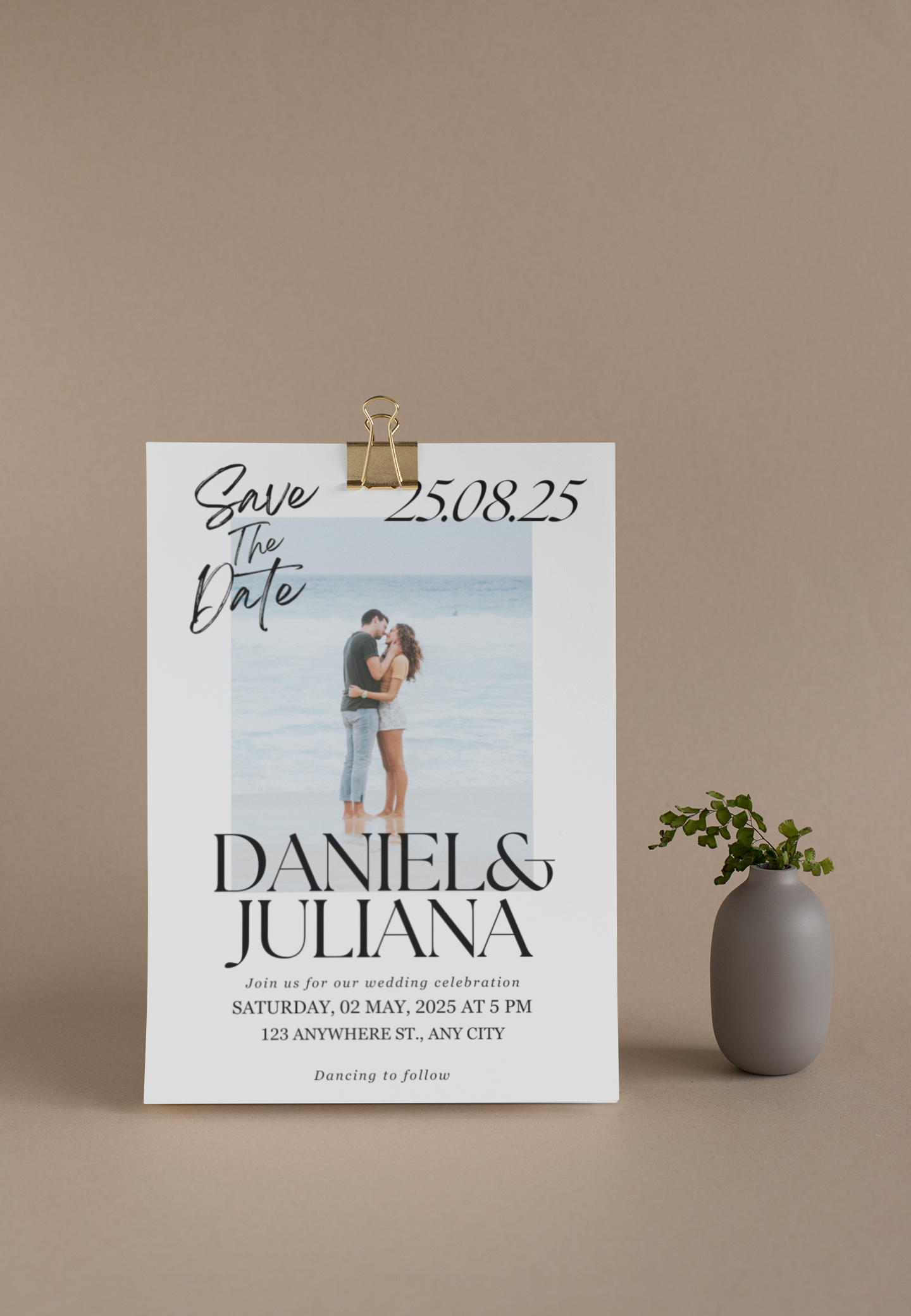 Personalized Photo Wedding Invitation | Save the Date