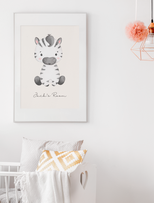Personalized Animal Nursery & Kids Room Art Prints