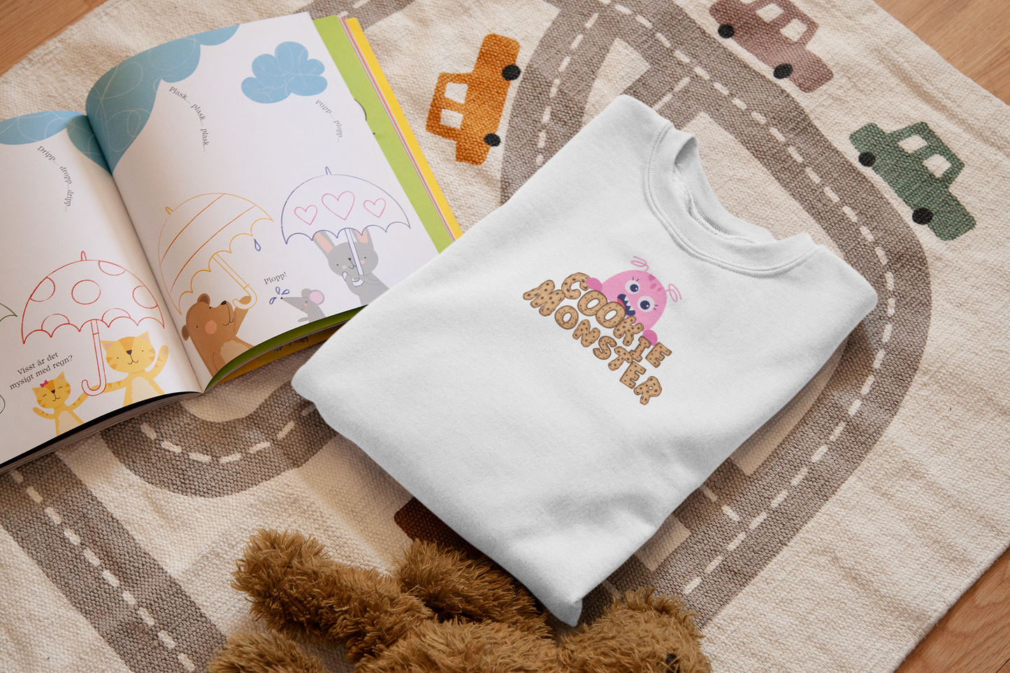 Pink Cookie Monster Children's top