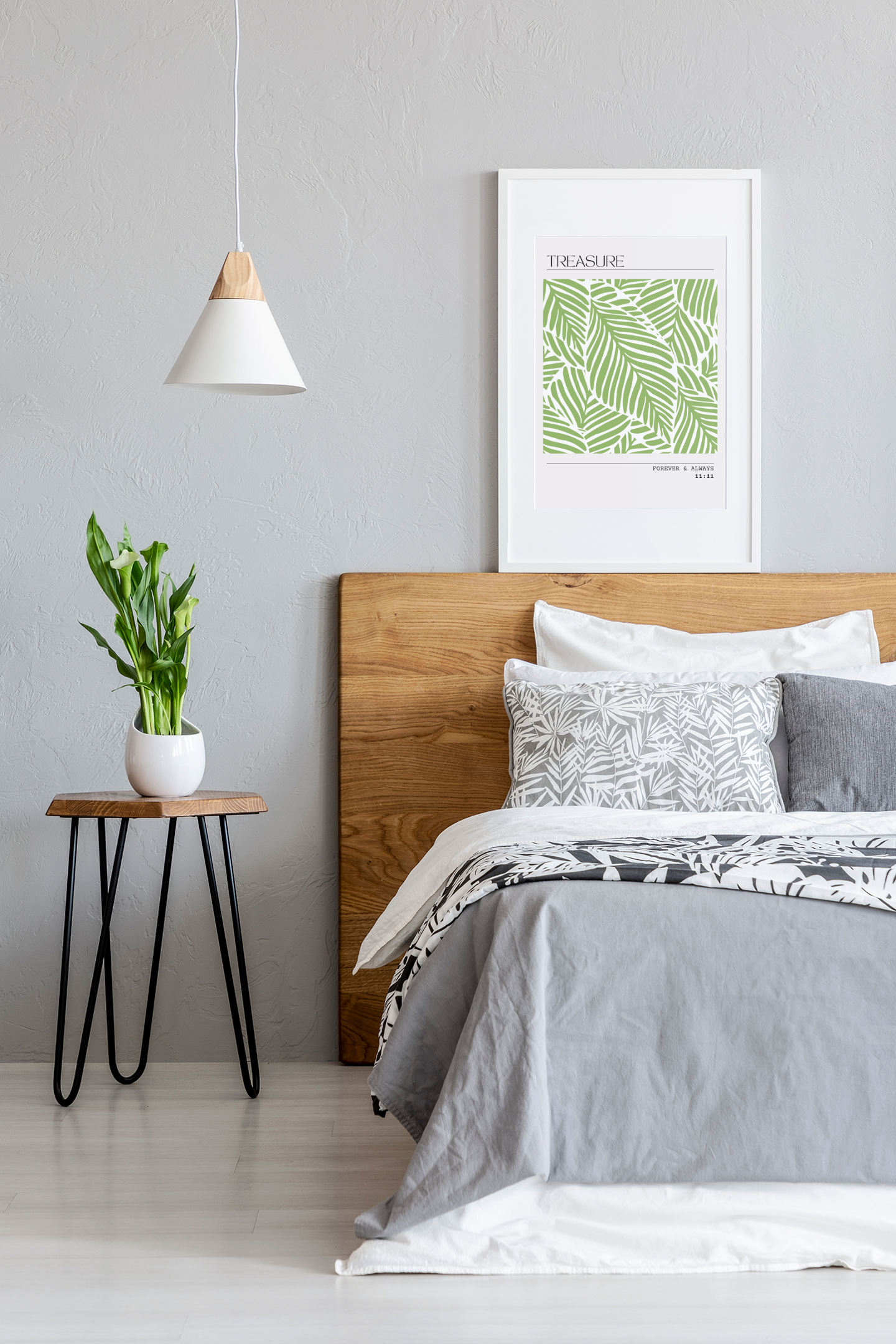 Evergreen Treasure - Personalised Botanical Art Print