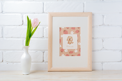 Personalised Children's Bunny Nursey Print ✨