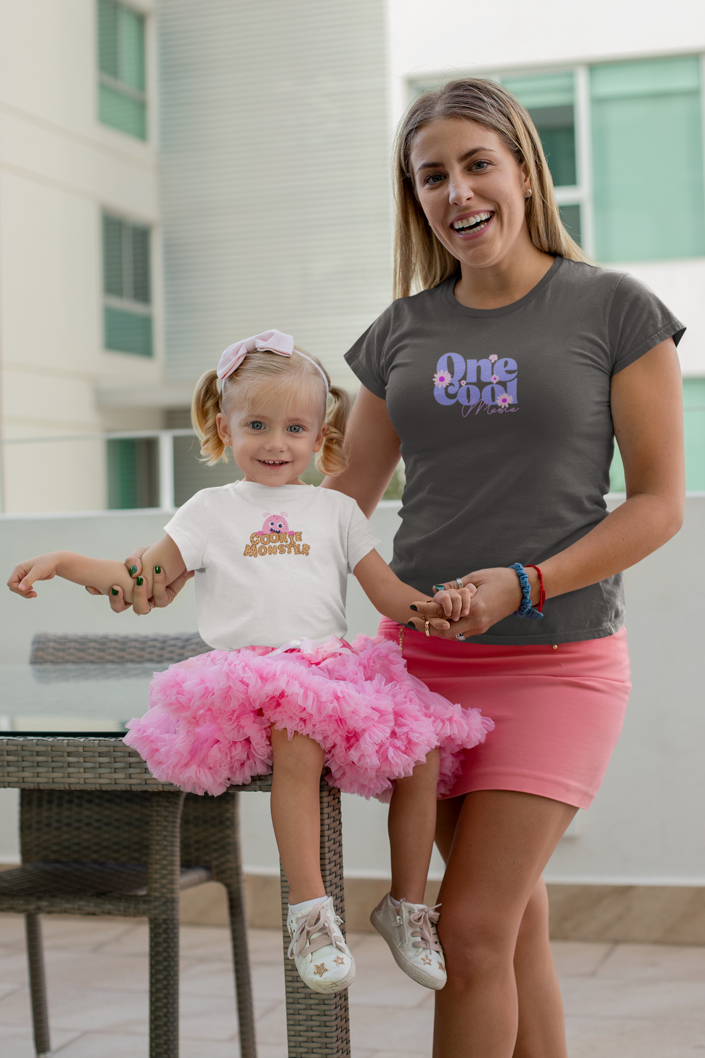 Pink Cookie Monster Children's top