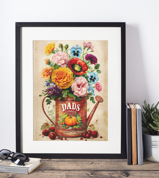 Mum, Dad & Nan Colourful Flower painting