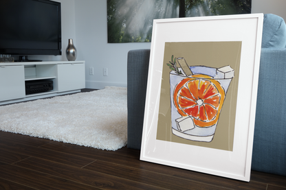Vibrant Cocktail Art Prints | Drink Illustrations for Kitchen & Bar Decor