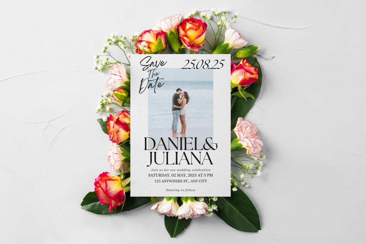 Personalized Photo Wedding Invitation | Save the Date