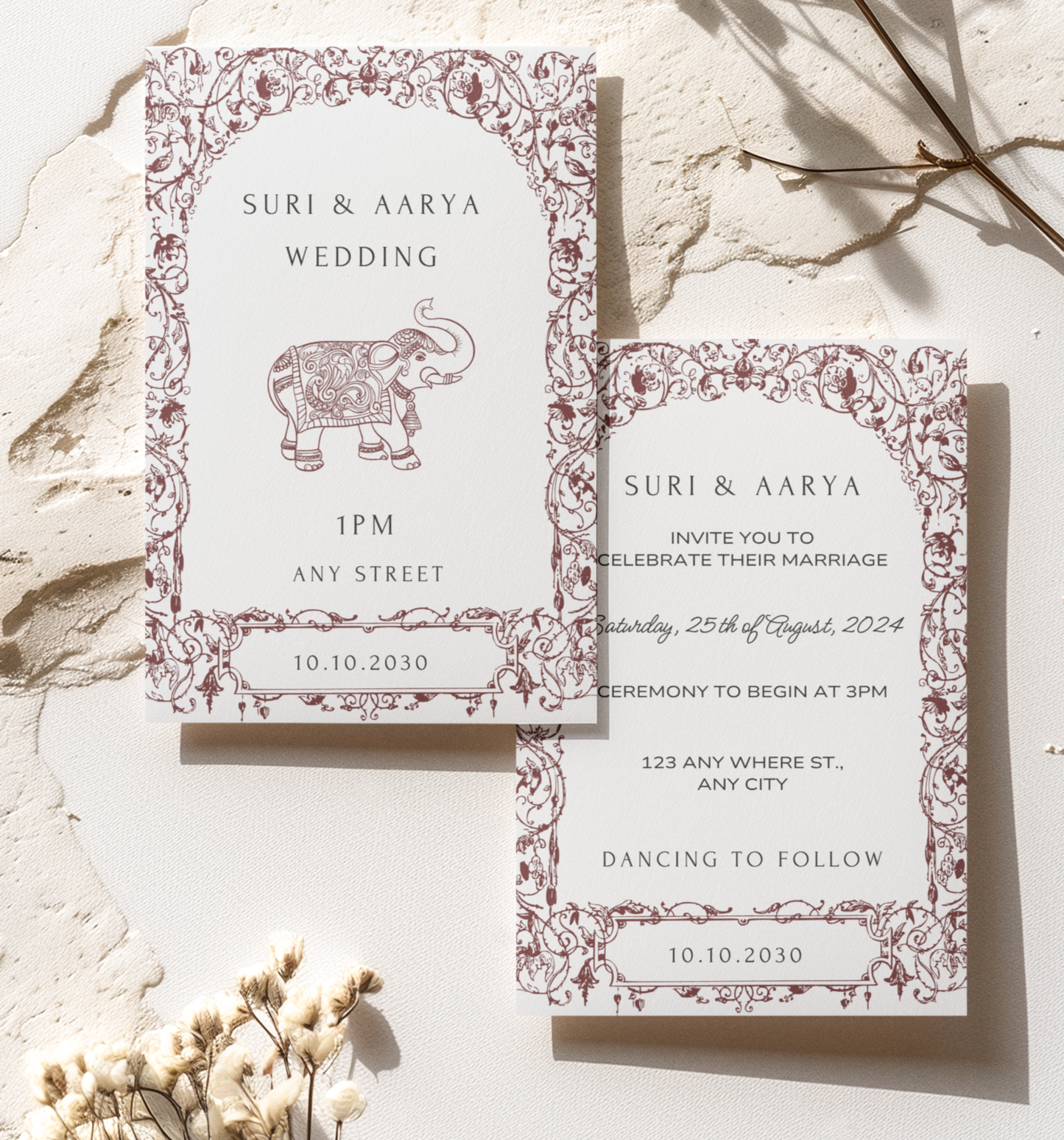 Personalized Rustic Wedding Bundle |  Drink List & Dinner Menu