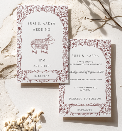 Personalized Rustic Wedding Bundle |  Drink List & Dinner Menu