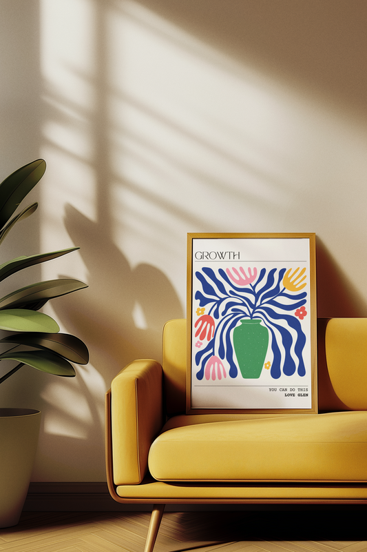 Growth | Personalised Botanical Art Print