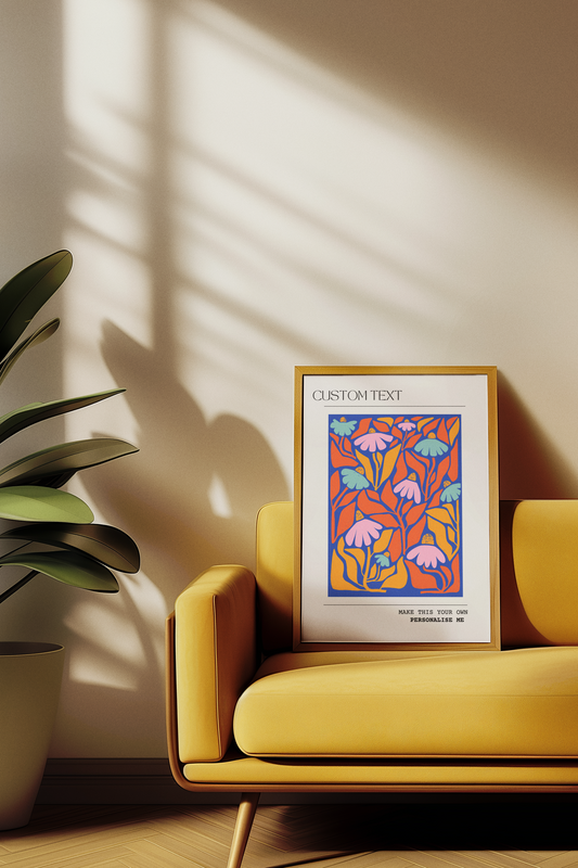 Vibrant Bloom Custom Art Print