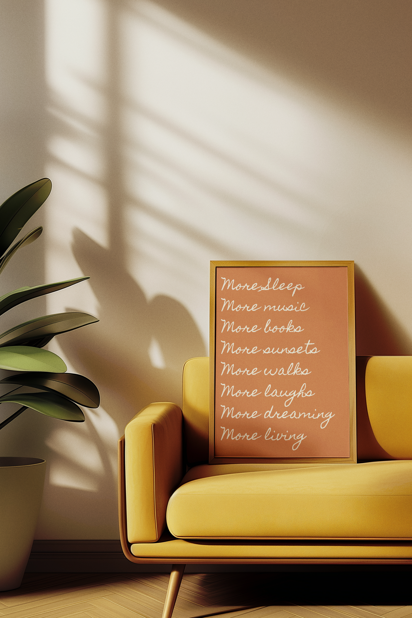 More Living Motivational Print
