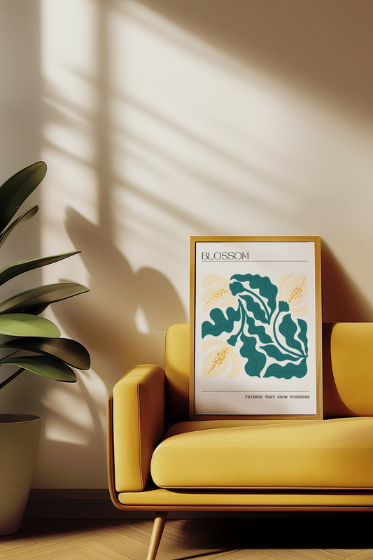 Personalised Botanical Friendship Art Print