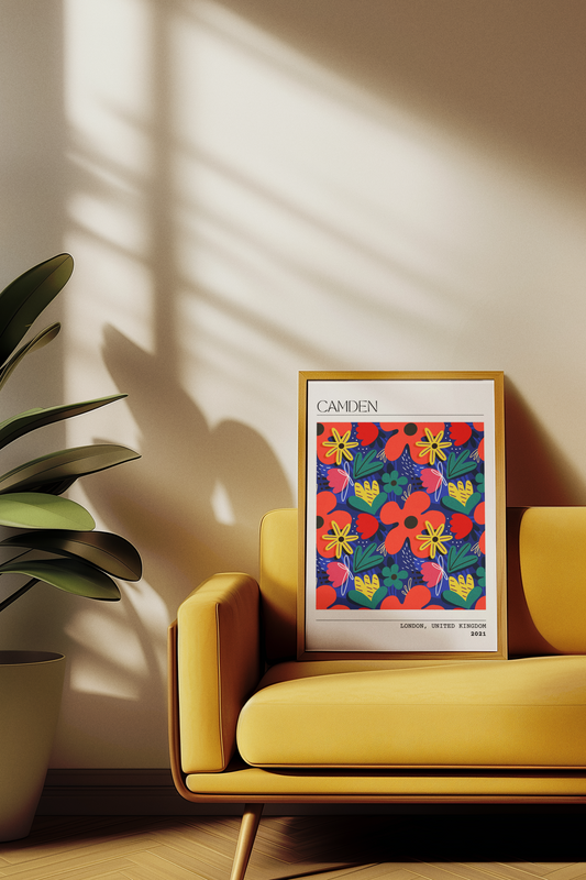Personalised Floral Art Print