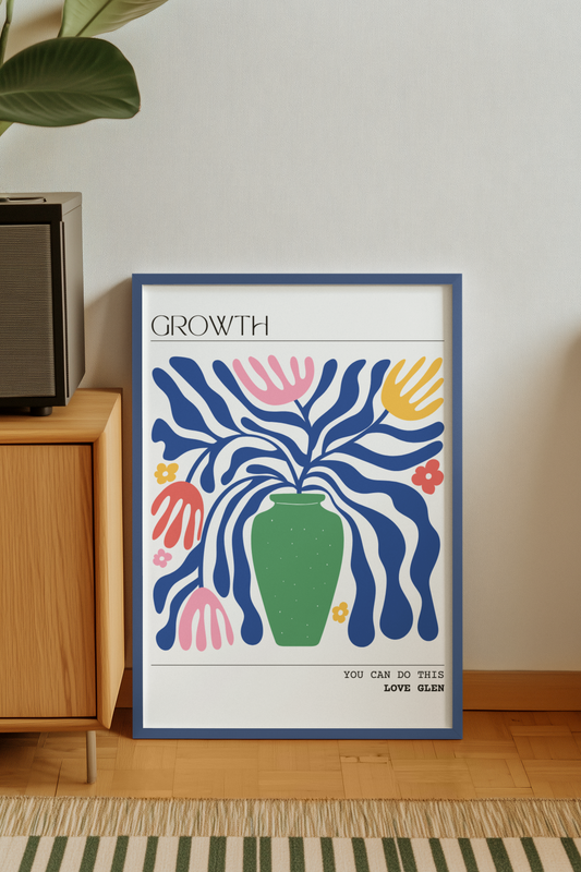 Growth | Personalised Botanical Art Print