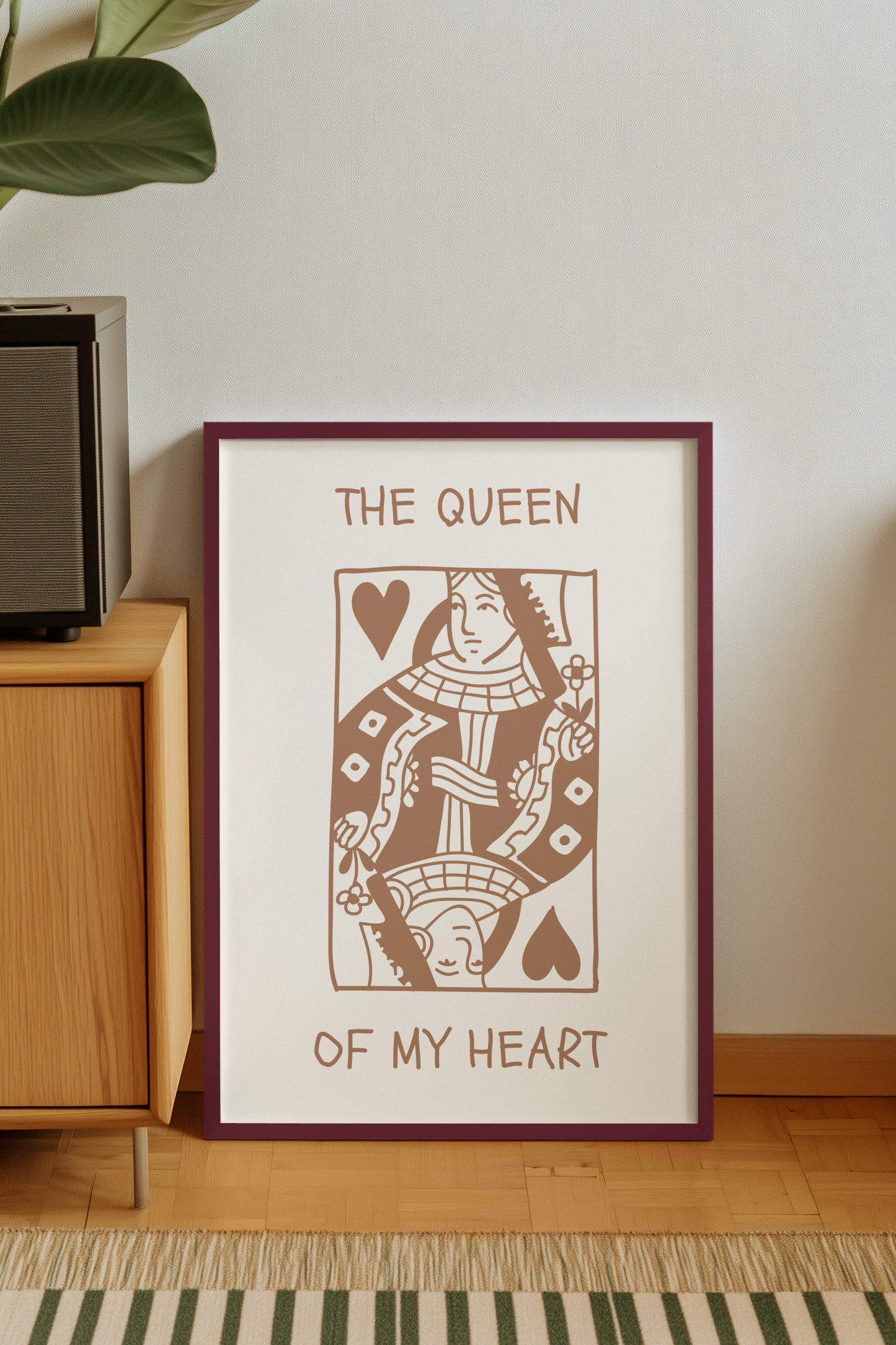 King & Queen Card Print