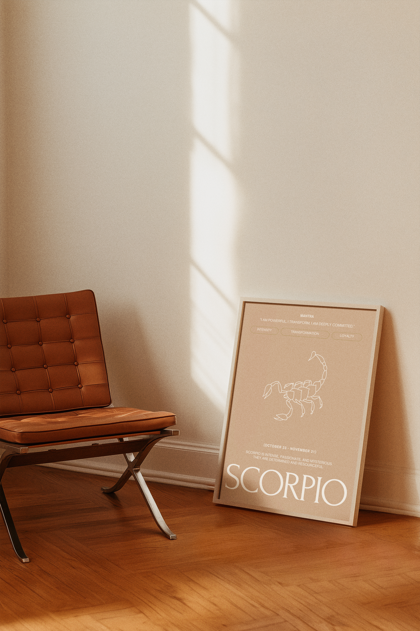 Custom made Zodiac Art Print – Minimalist Wall Decor