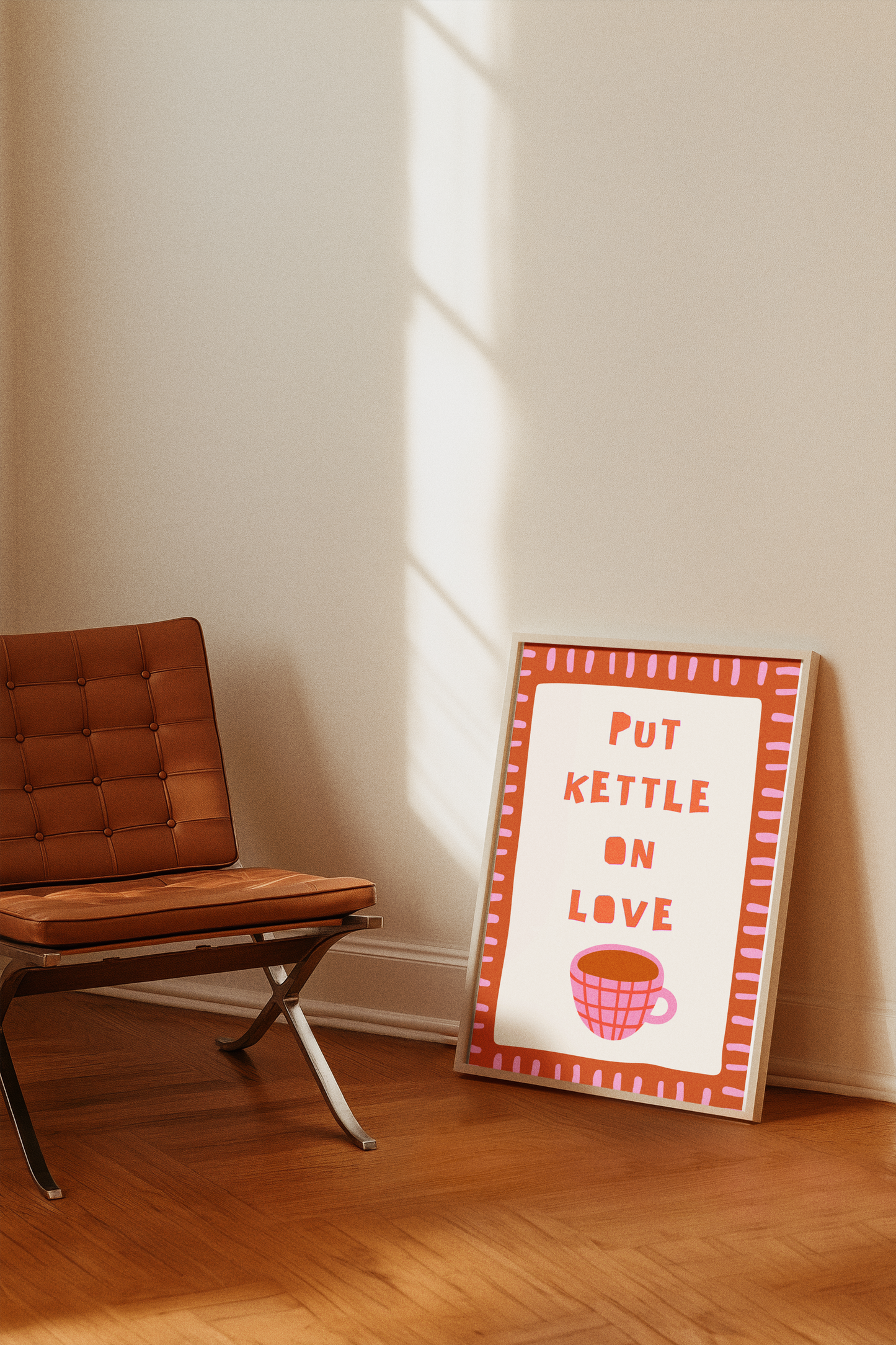 Put Kettle On Love Colourful Print ☕