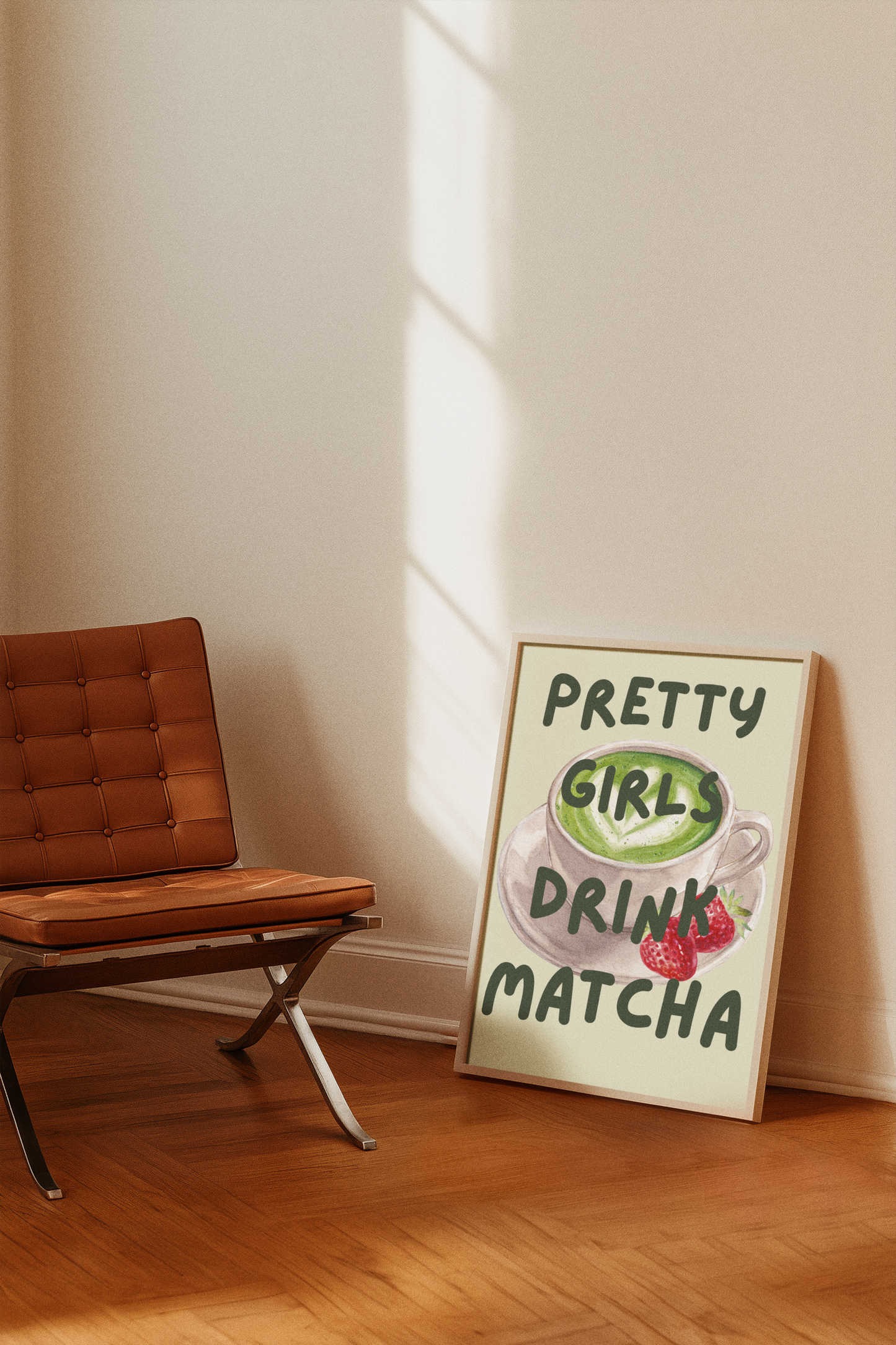 Pretty Girls Drink Matcha Print