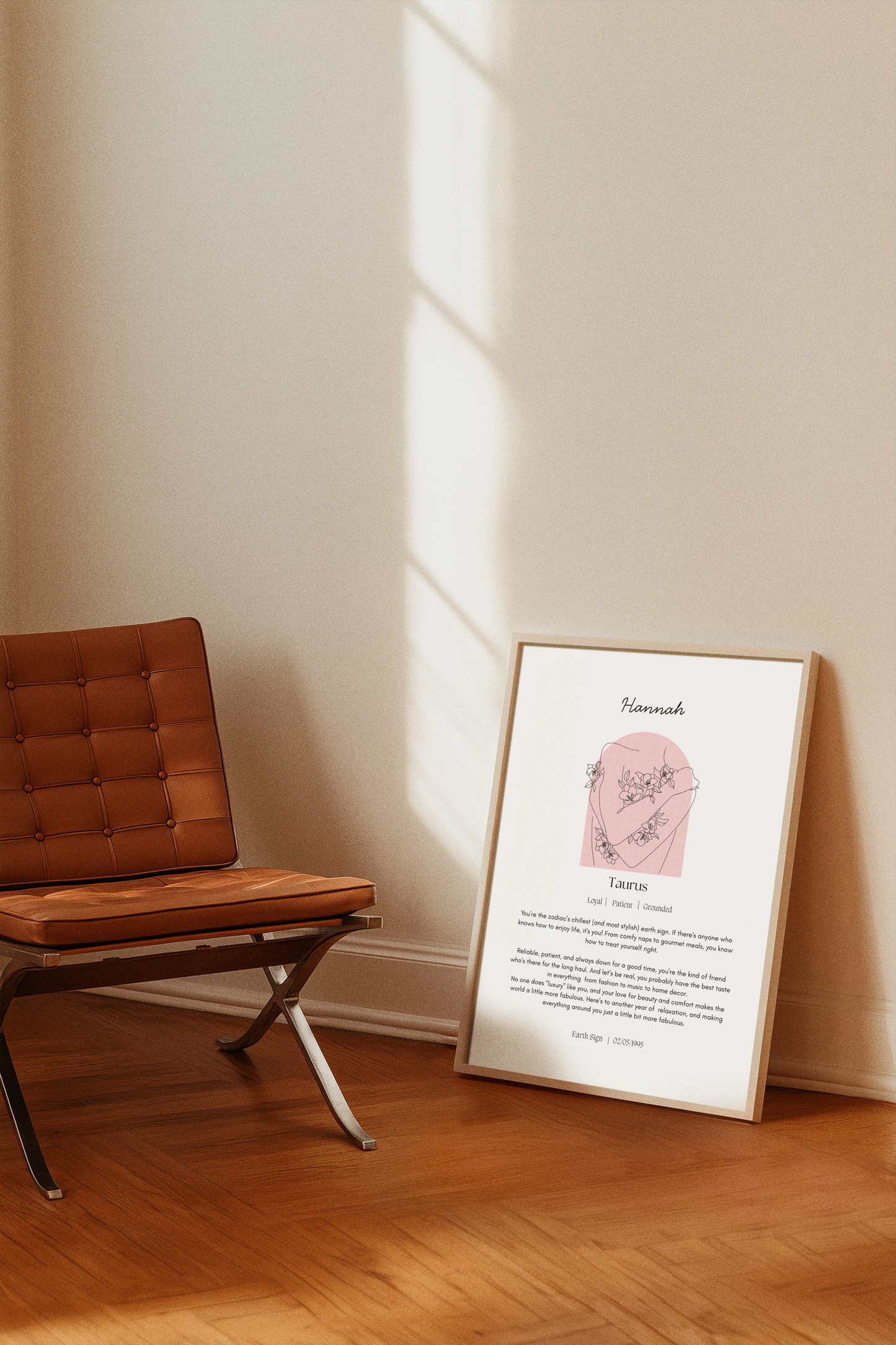 Personalised Taurus Zodiac Print