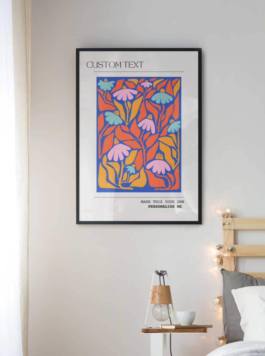 Vibrant Bloom Custom Art Print