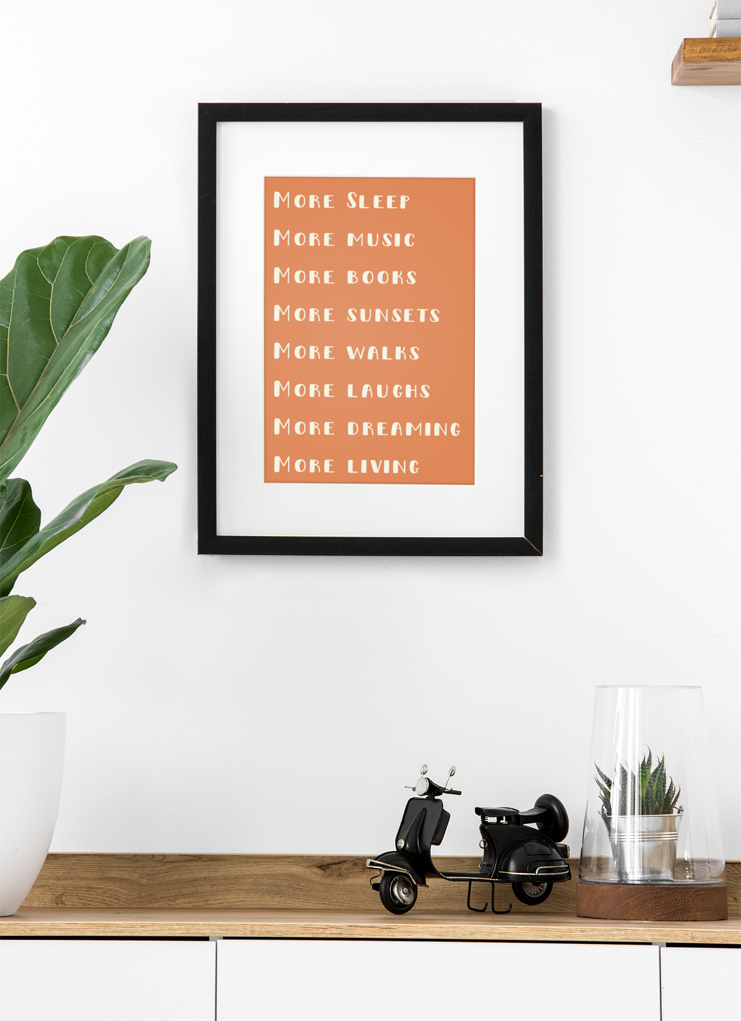 More Living Motivational Print