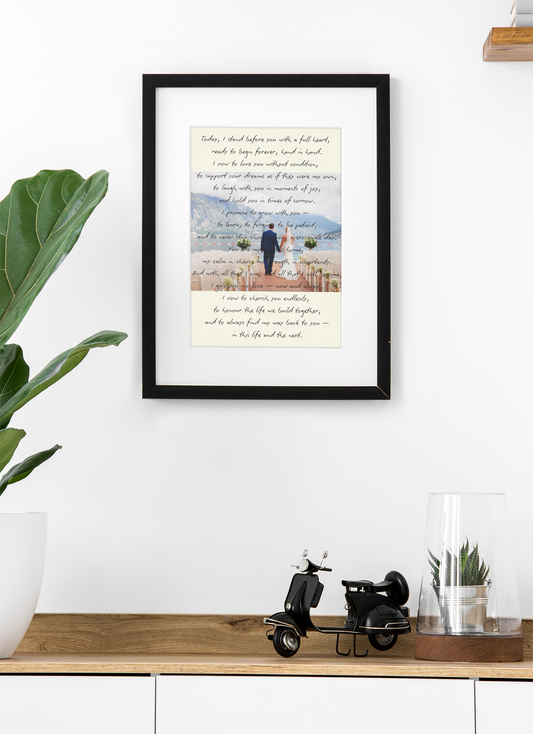 Our Vows - Wedding Anniversary Gift
