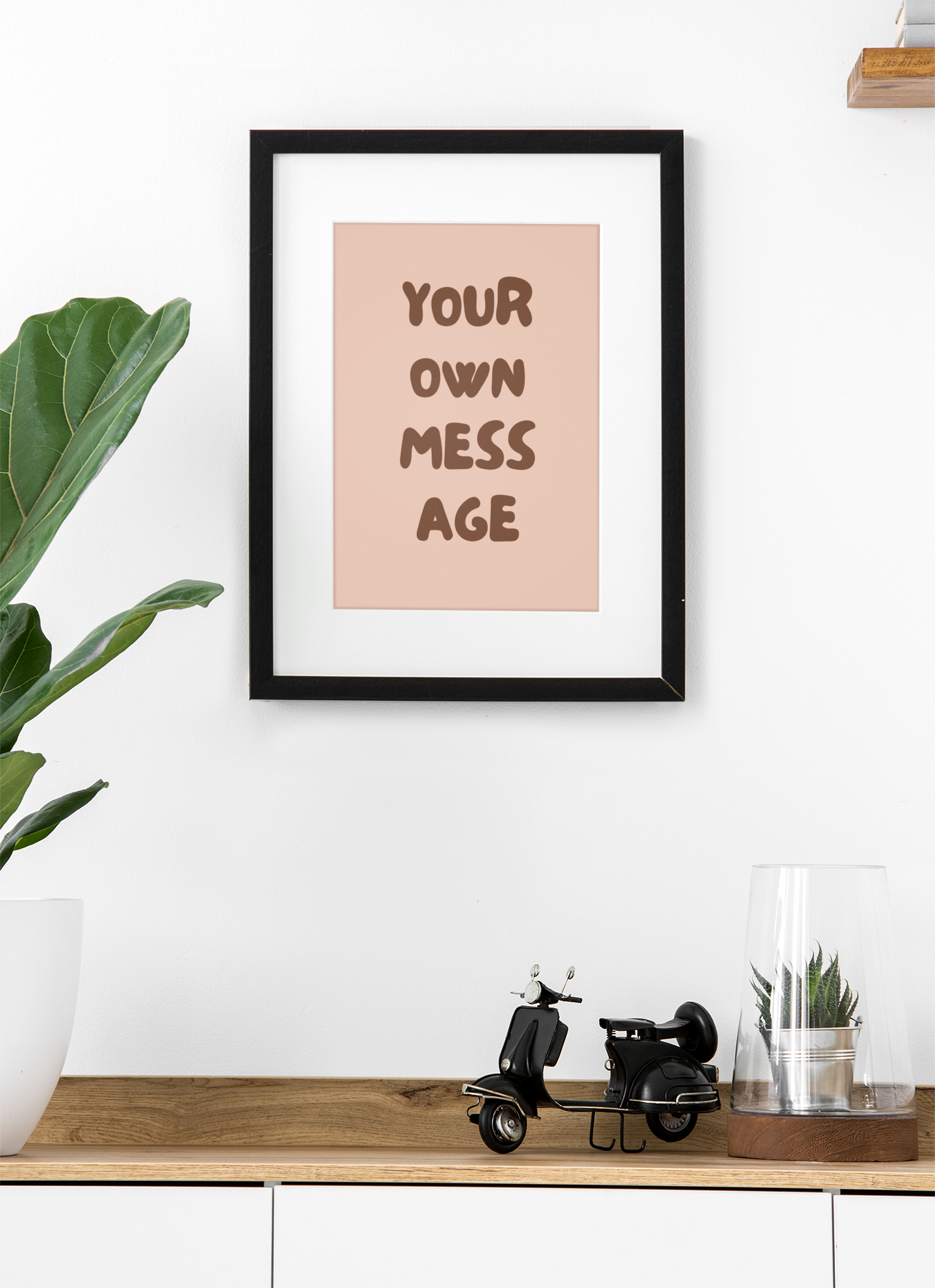 Personalised Retro Location Art Print | Colourful Bold Minimalist Typography