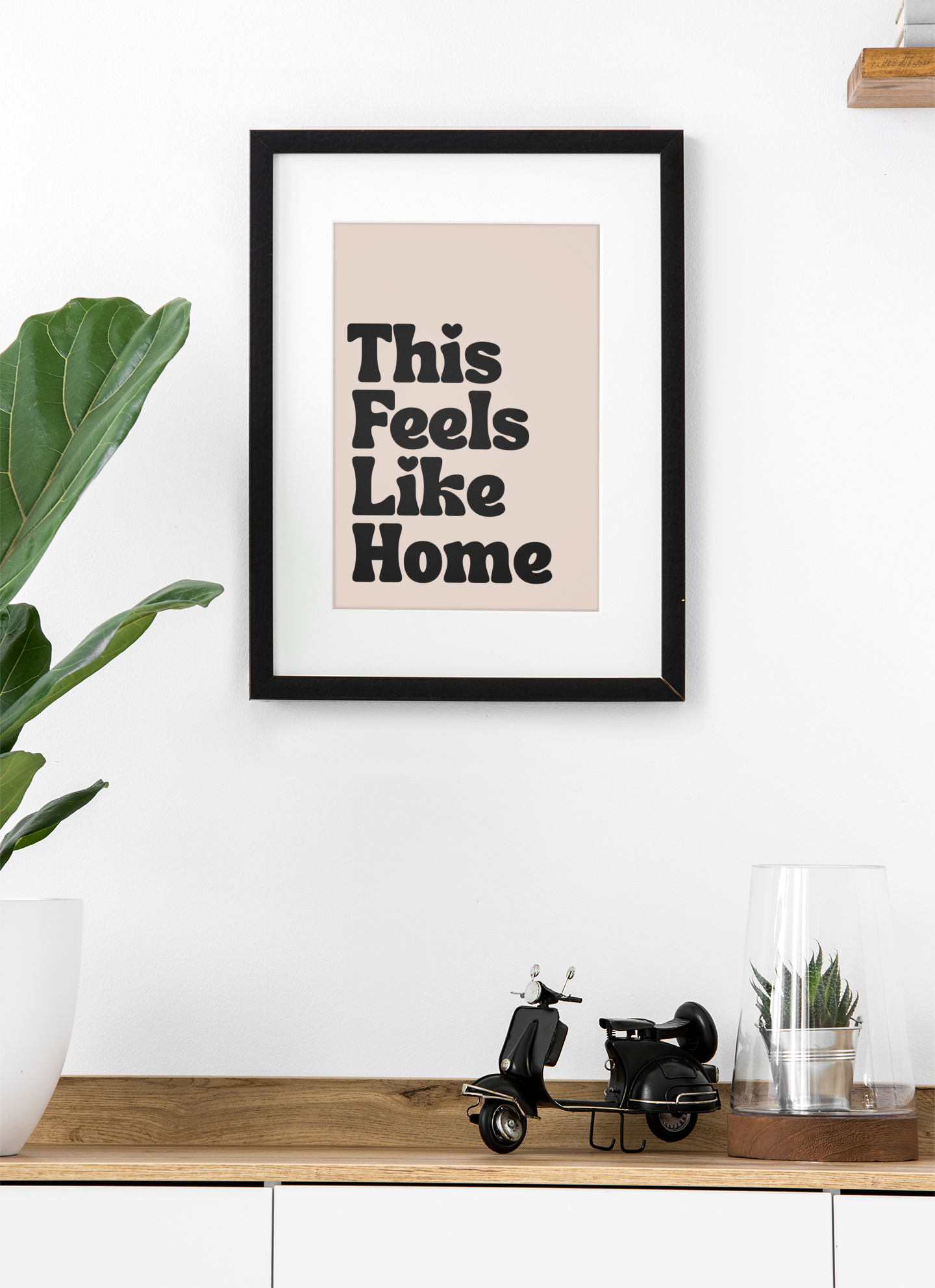 This Feels Like Home - Contemporary Comfort Art Print