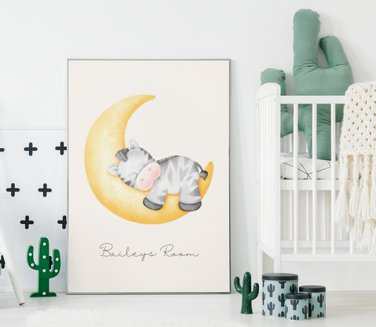 Personalized Animal Nursery & Kids Room Art Prints