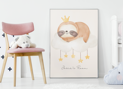 Personalized Animal Nursery & Kids Room Art Prints