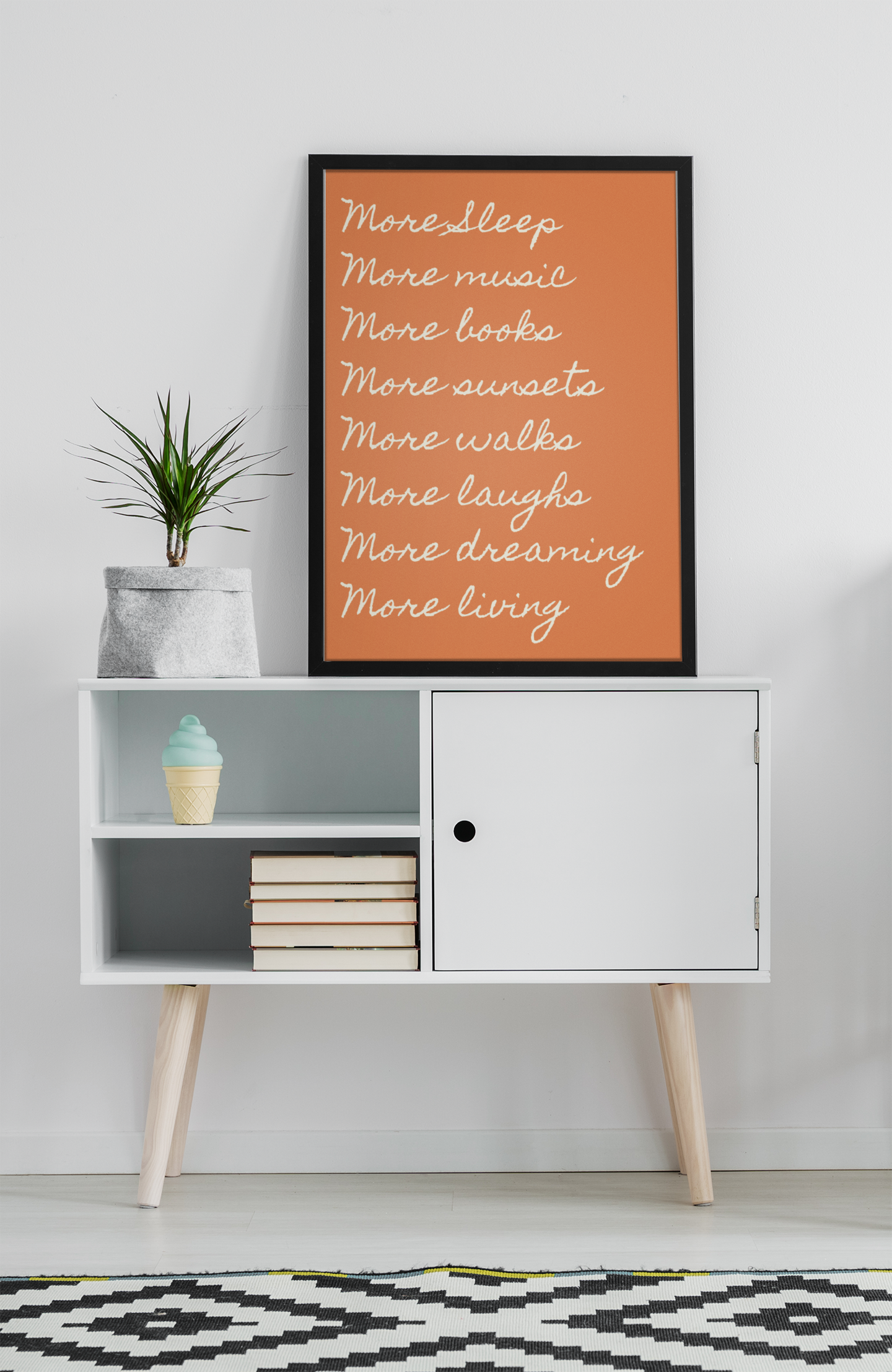 More Living Motivational Print