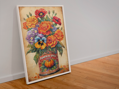 Mum, Dad & Nan Colourful Flower painting