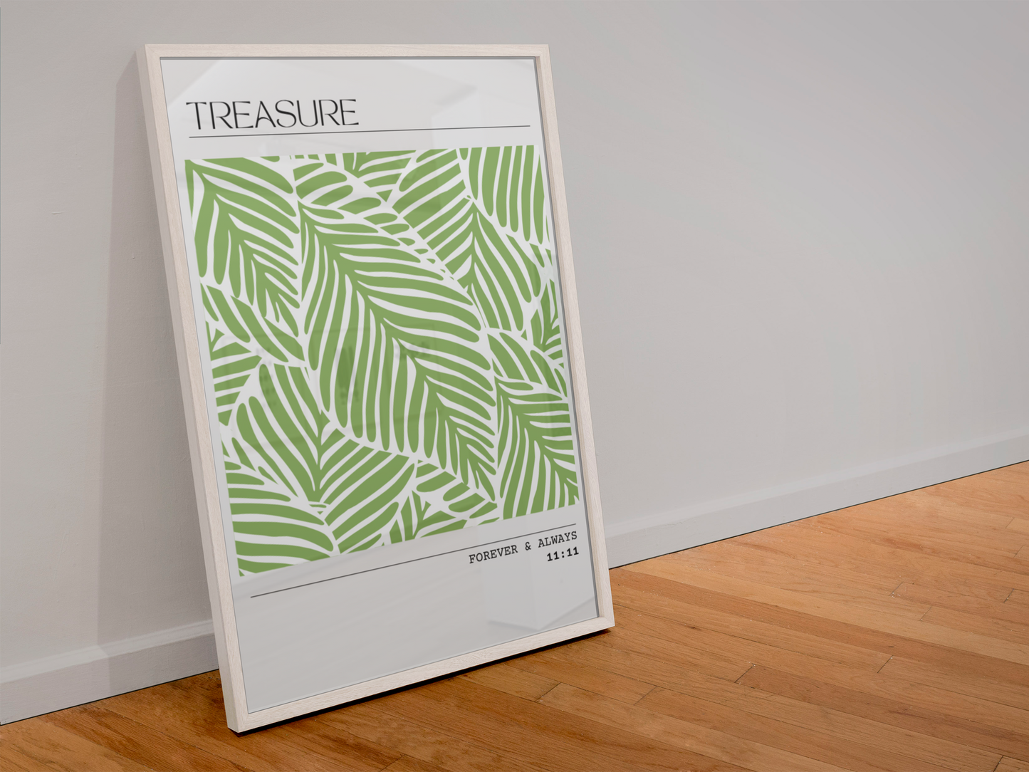 Evergreen Treasure - Personalised Botanical Art Print