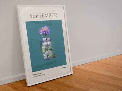 Personalised Birth Flower Print