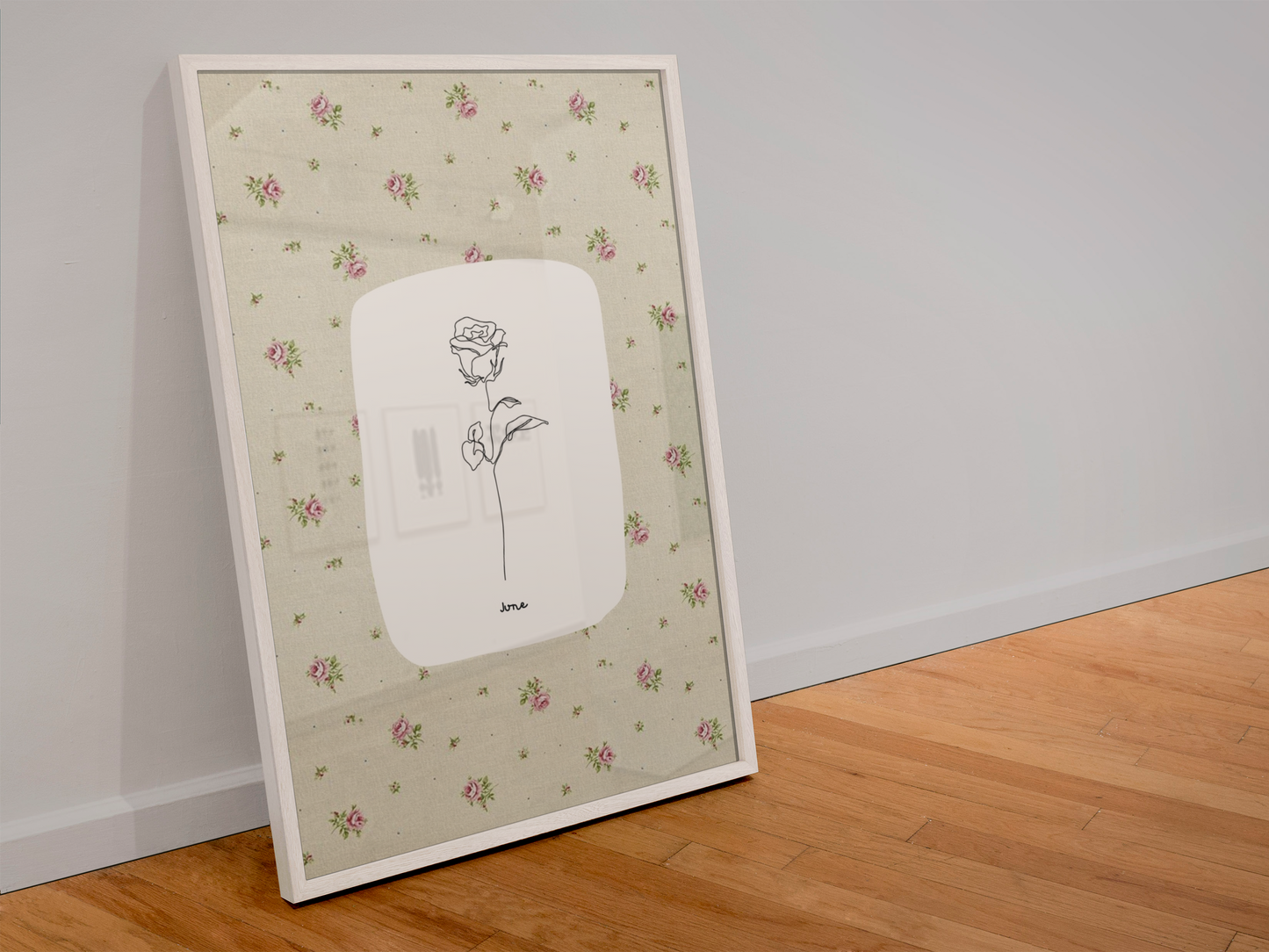 Personalised Birth Month Flower Prints | Botanical Line Art