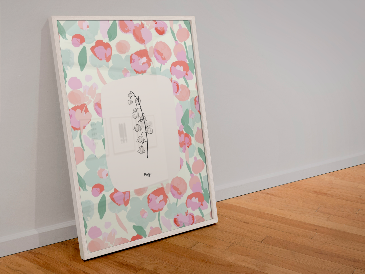 Personalised Birth Month Flower Prints | Botanical Line Art