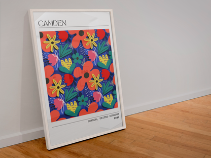 Personalised Floral Art Print