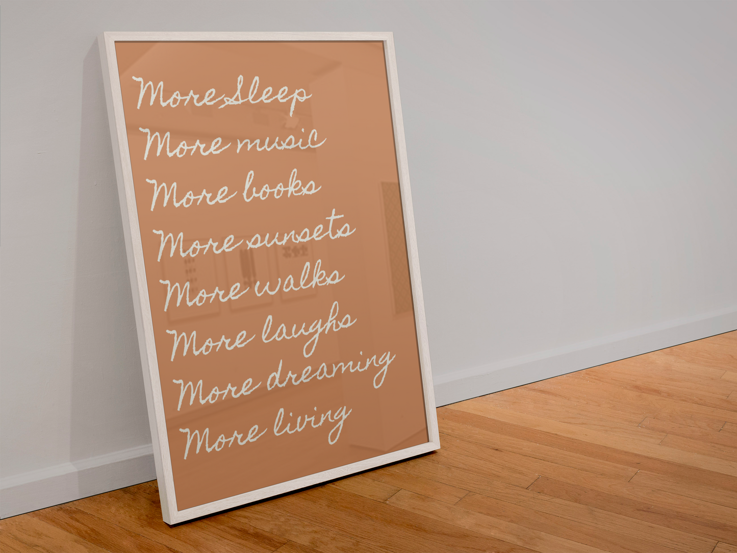 More Living Motivational Print