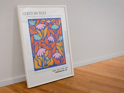 Vibrant Bloom Custom Art Print