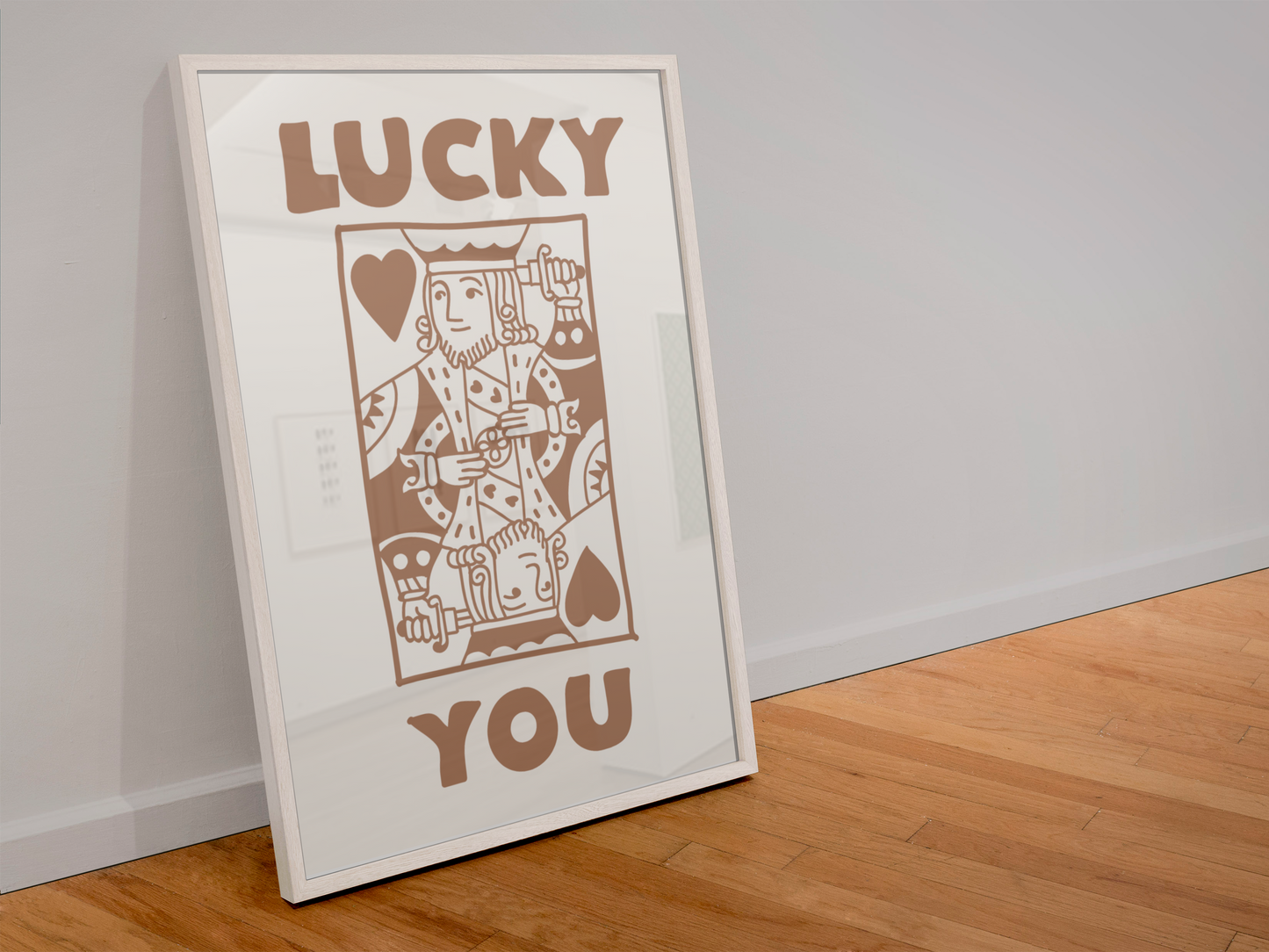 King & Queen Card Print