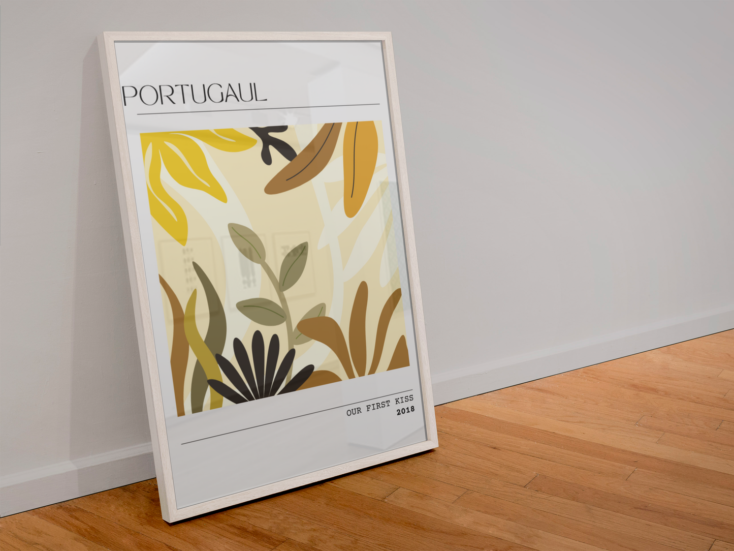 Portugal Serenity - Personalised Botanical Art Print