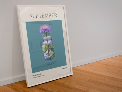 Personalised Birth Flower Print