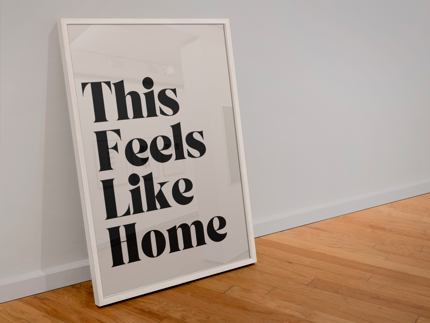 This Feels Like Home - Classic Typography Art Print