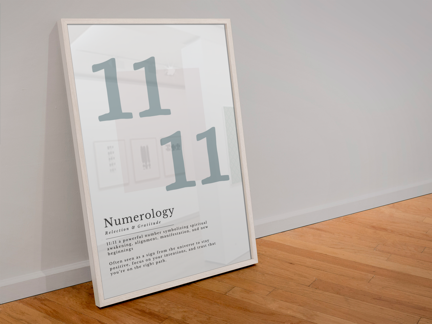 11:11 Numerology Angel Print